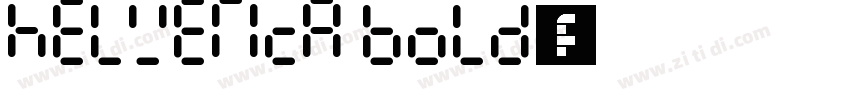 helvetica bold字体字体转换